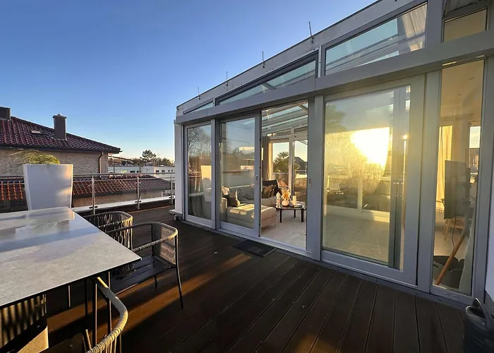 Modernes Ostsee Luxus-Penthouse Meerblick