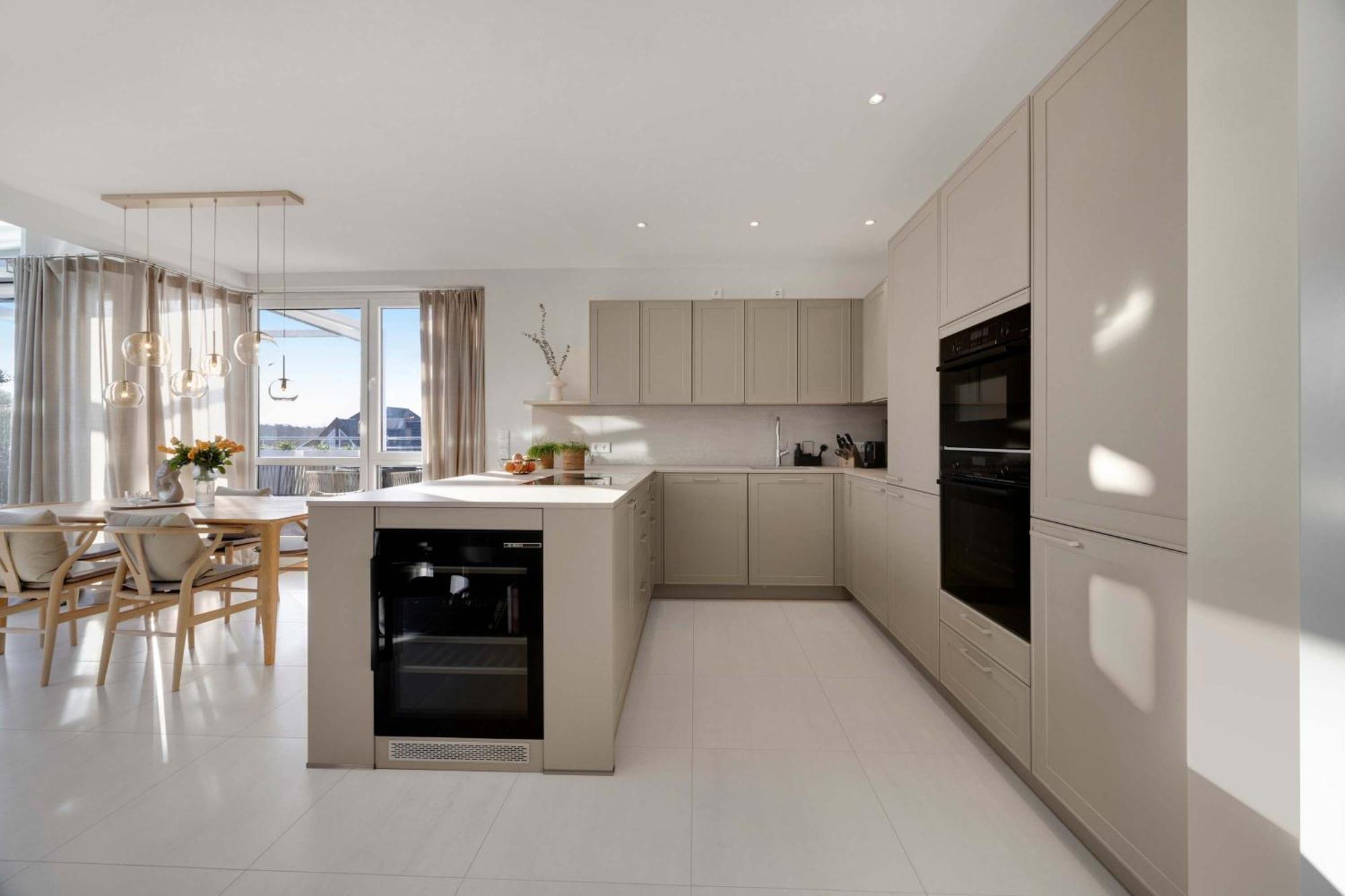 Modernes Ostsee Luxus-penthouse Meerblick Apartment