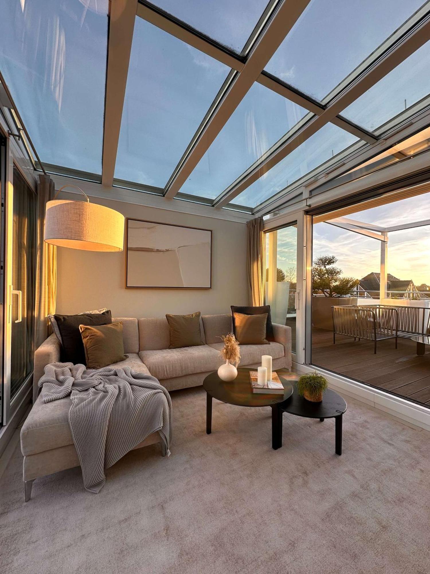 Modernes Ostsee Luxus-penthouse Meerblick Apartment