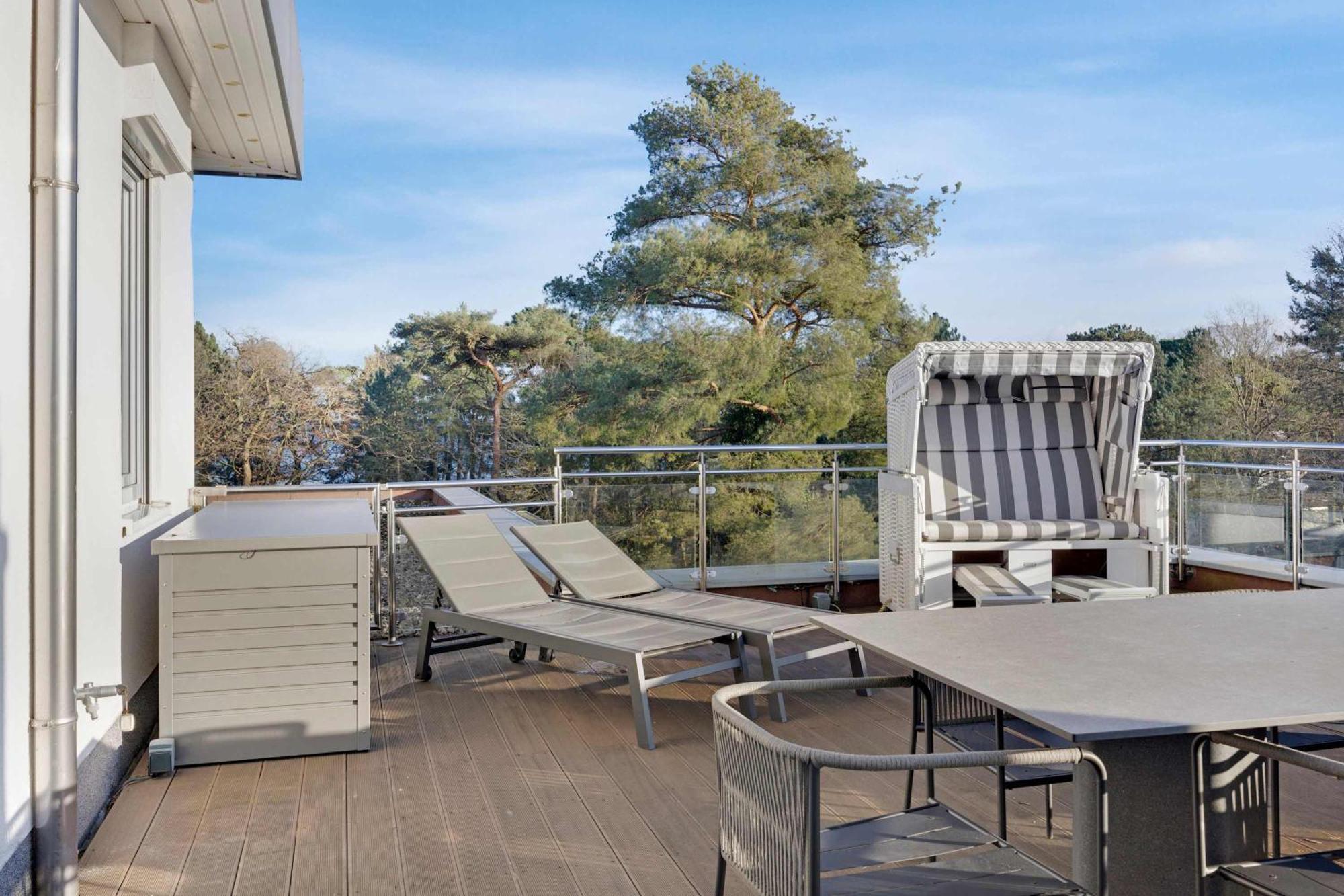 Modernes Ostsee Luxus-penthouse Meerblick